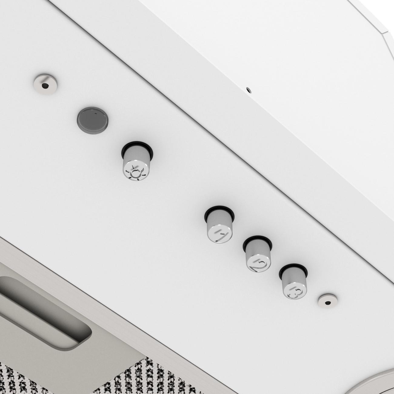 Вытяжка полностью встраиваемая Elikor BOX 42П-450 белая