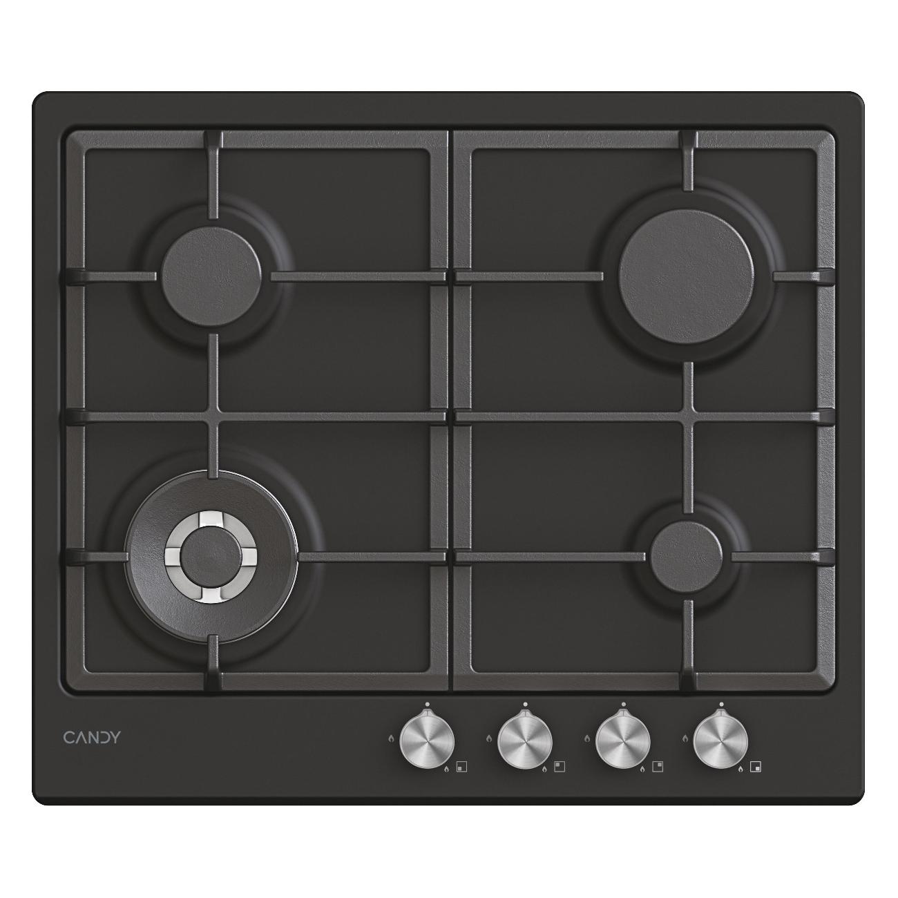 Встраиваемая газовая панель независимая Candy CHG6BF4WPBBRU фото