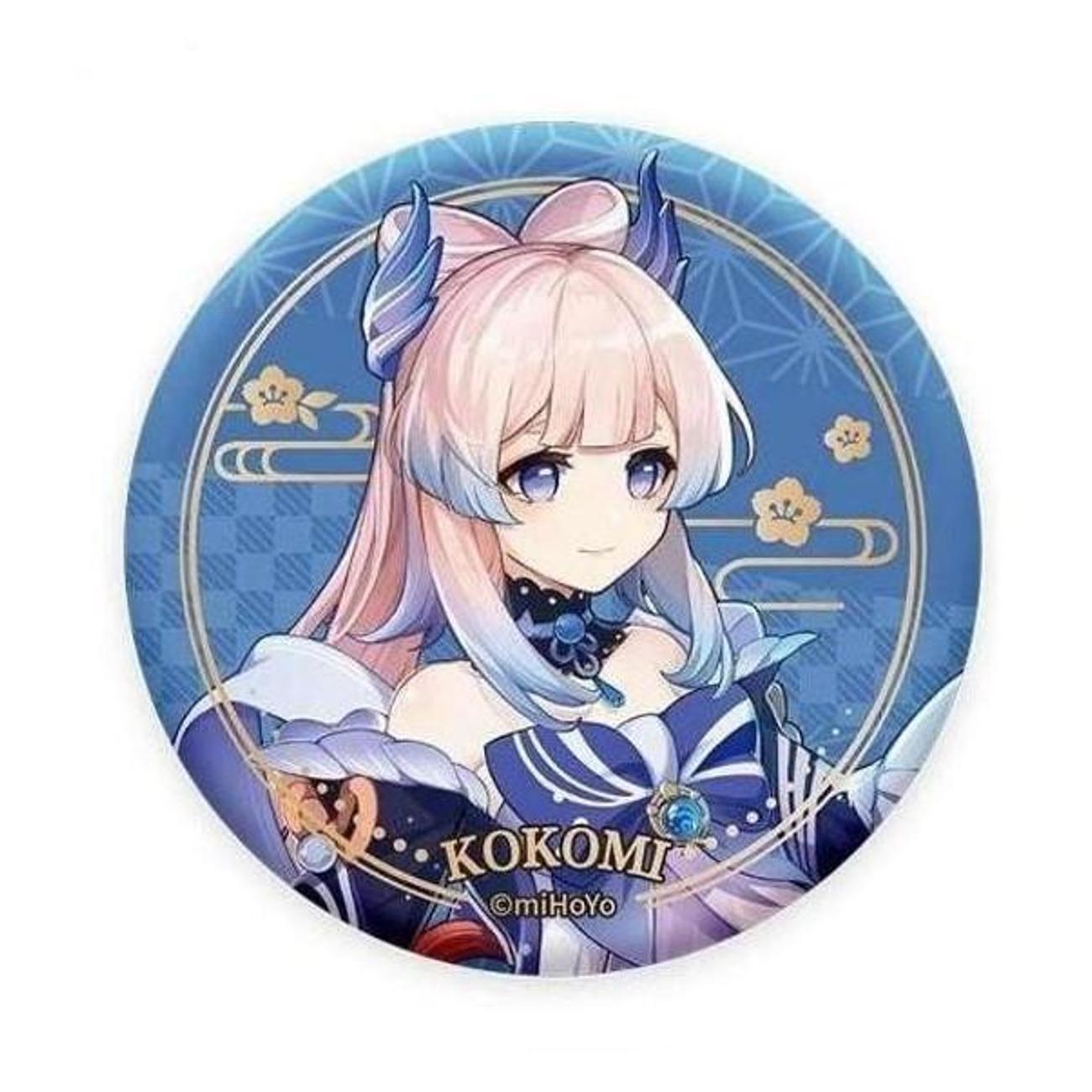 Значок Genshin Impact Sangonomiya Kokomi фото