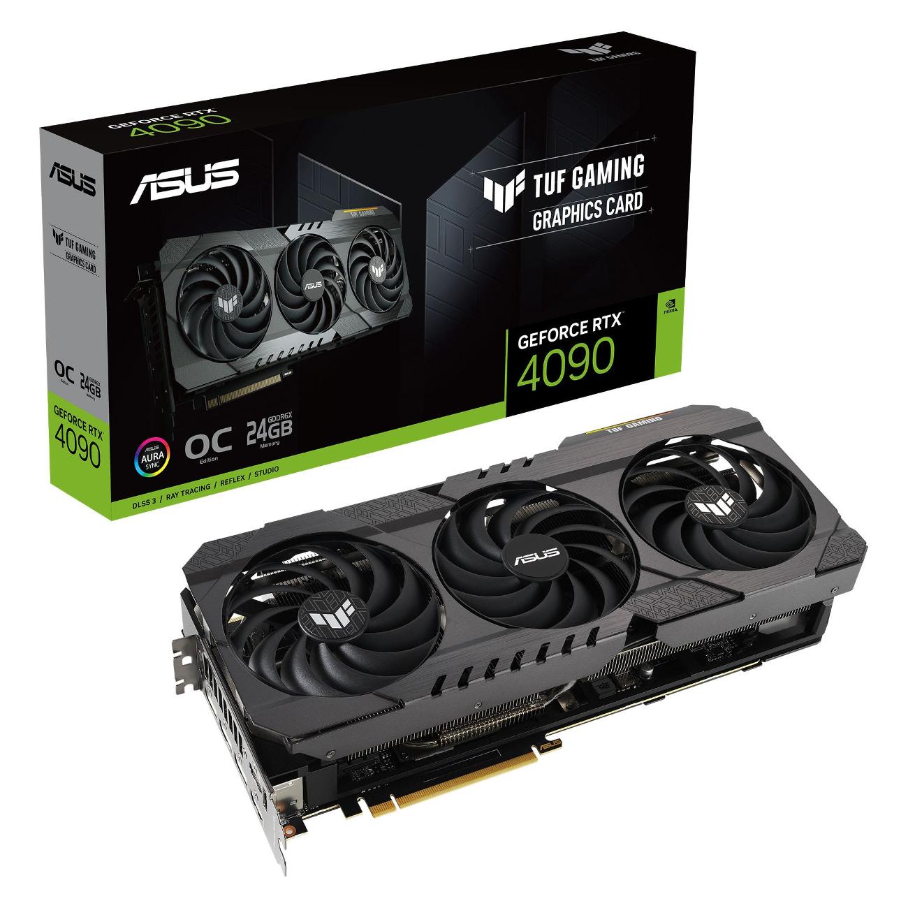 Видеокарта ASUS TUF-RTX4090-O24G-OG-GAMING HDMI*2DP*324GD6X (90YV0IY3-M0NA00)