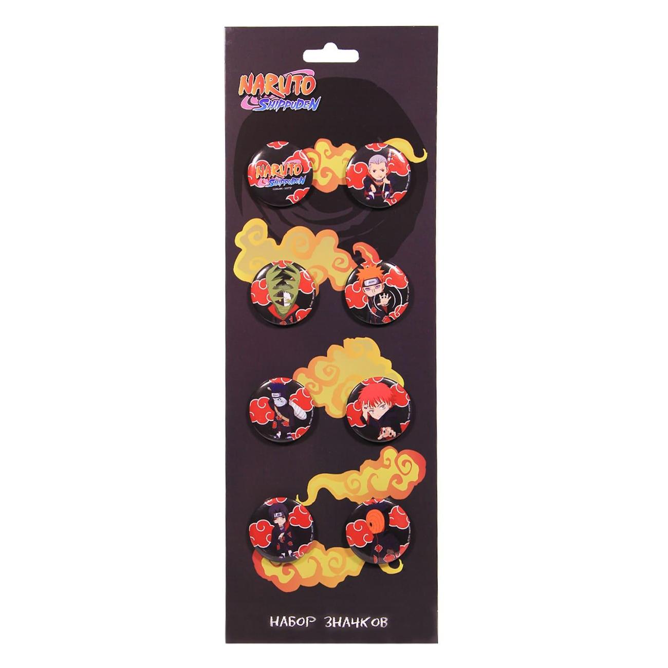 Значок Artplays Наруто V1 8 шт