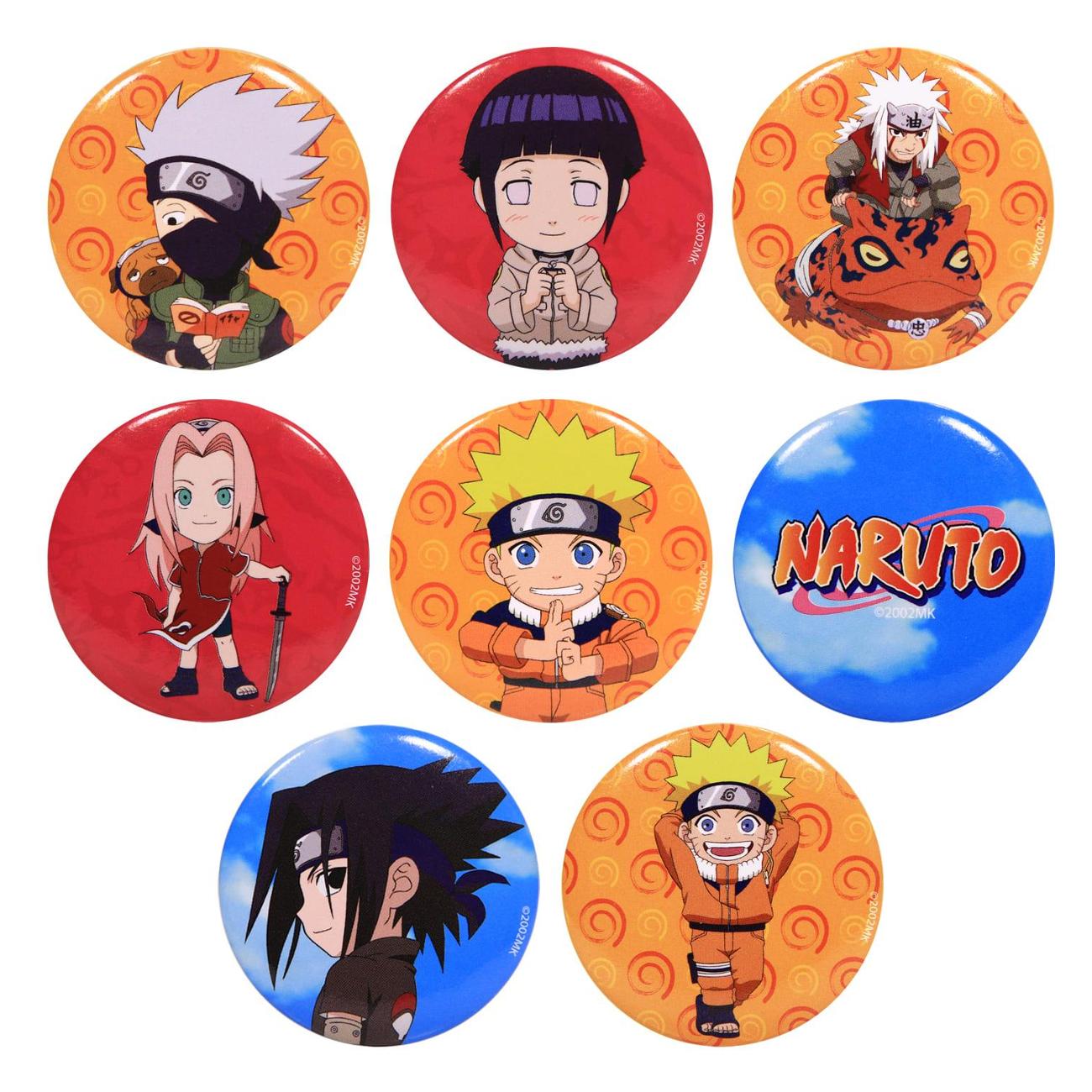 Значок Artplays Наруто V2 8 шт