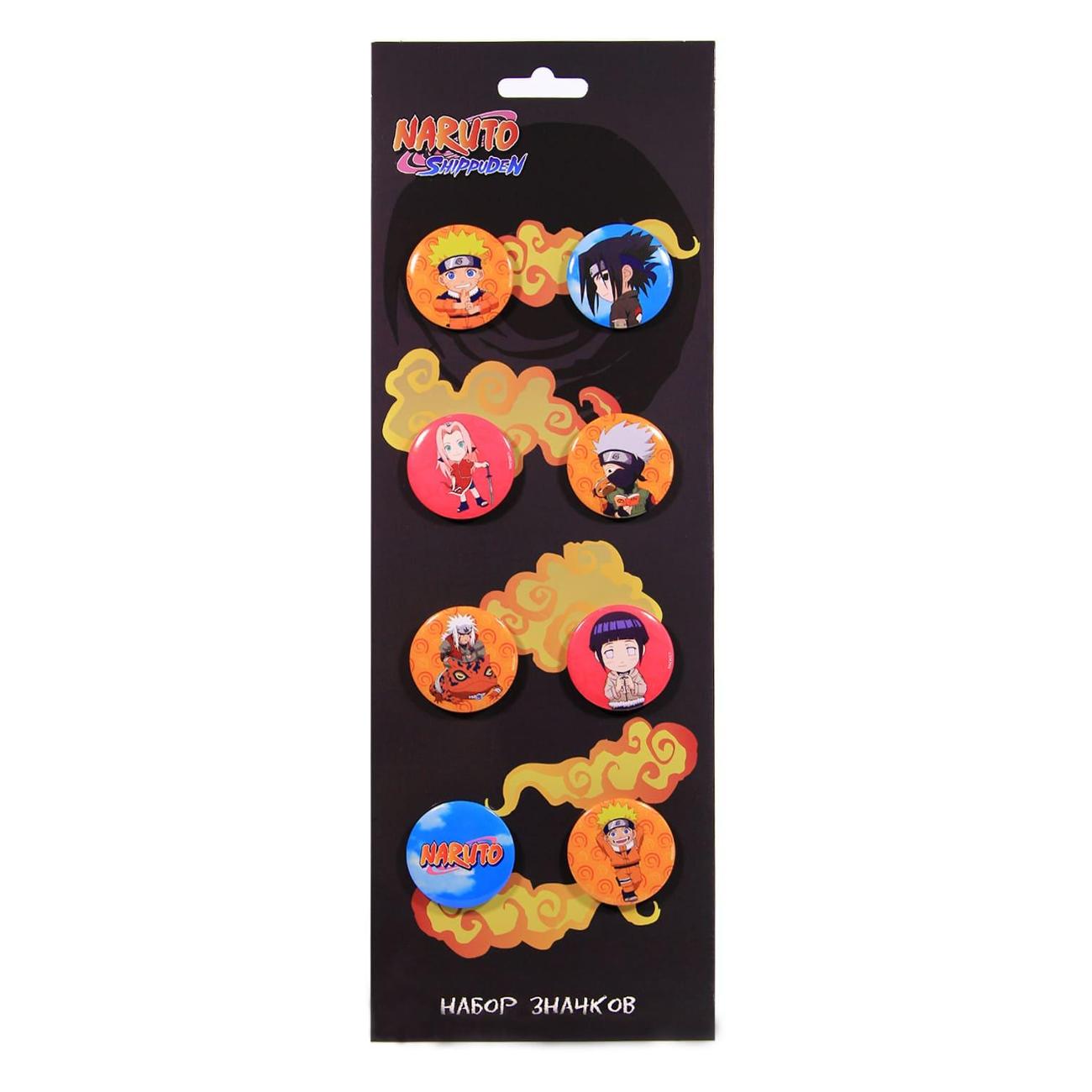 Значок Artplays Наруто V2 8 шт