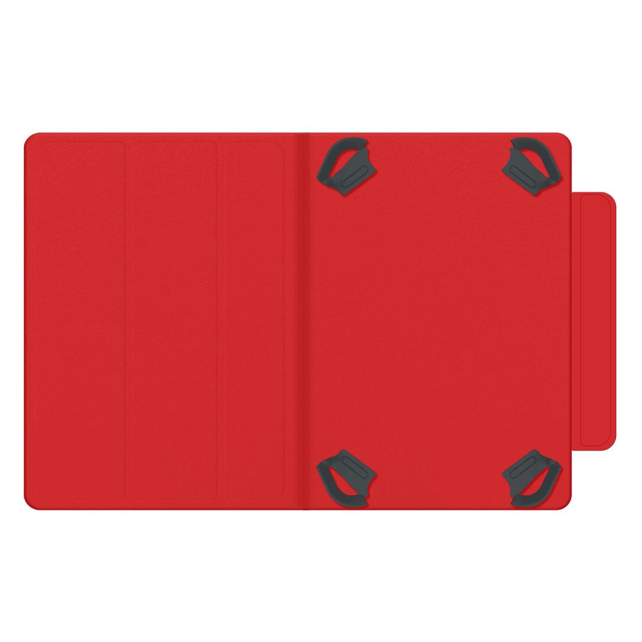 Чехол для планшетного компьютера Krutoff Eco Book универсальный 9"-11" красный