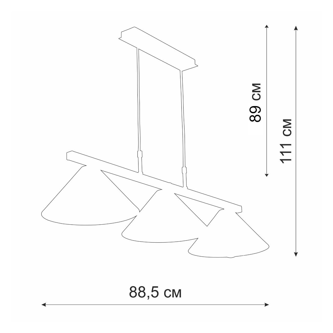 Люстра Vitaluce V4783-1/3S