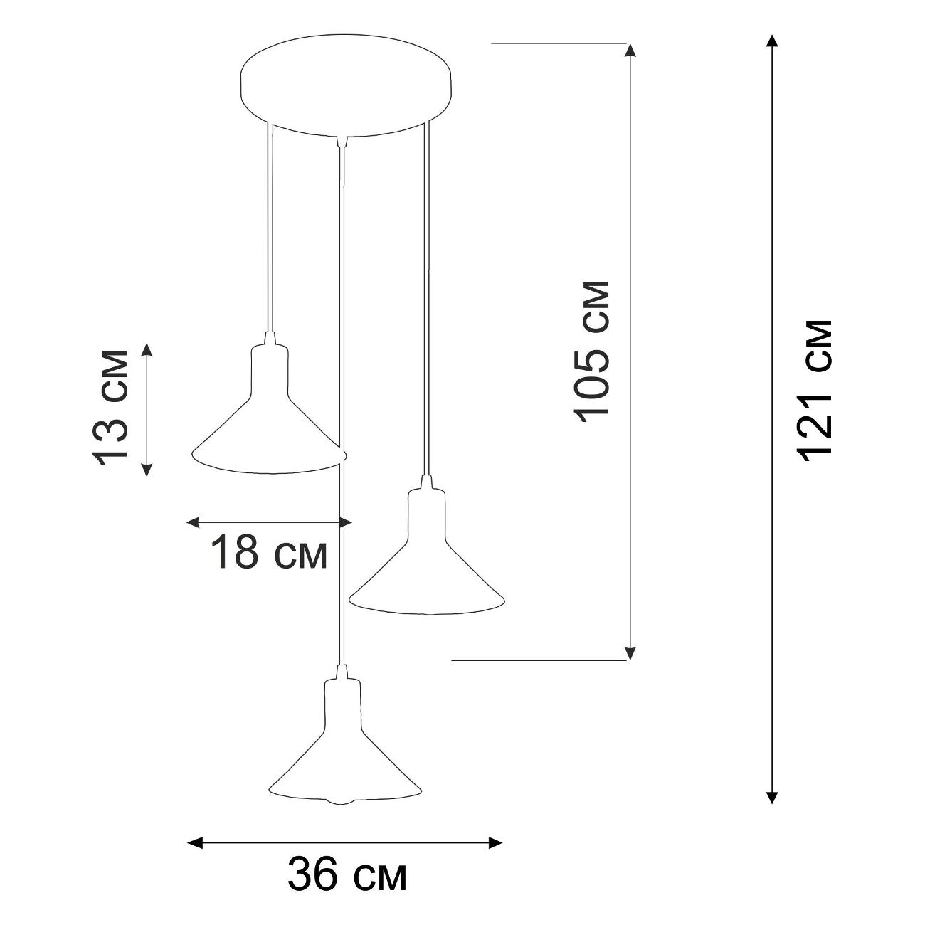 Люстра Vitaluce V4785-1/3S