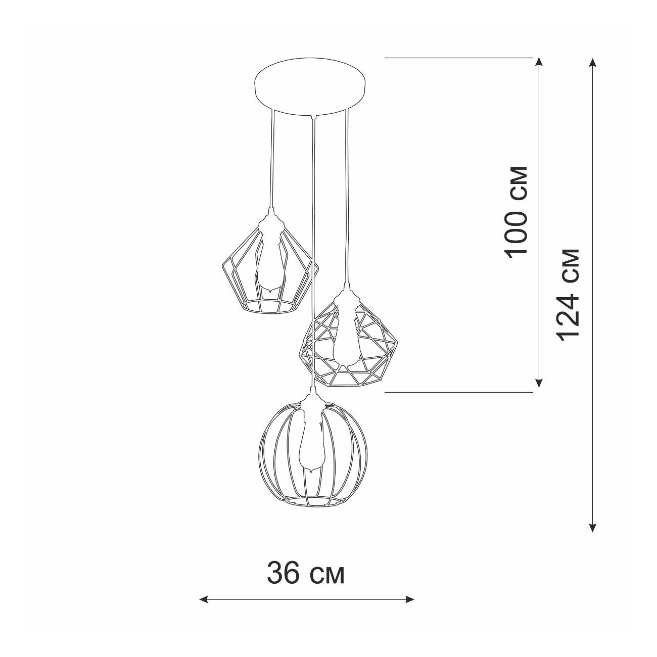 Люстра Vitaluce V4803-1/3S