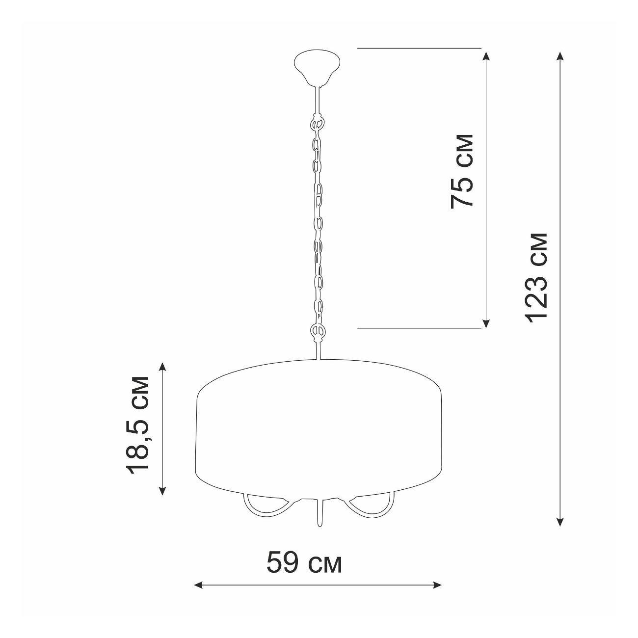 Люстра Vitaluce V3983-0/5