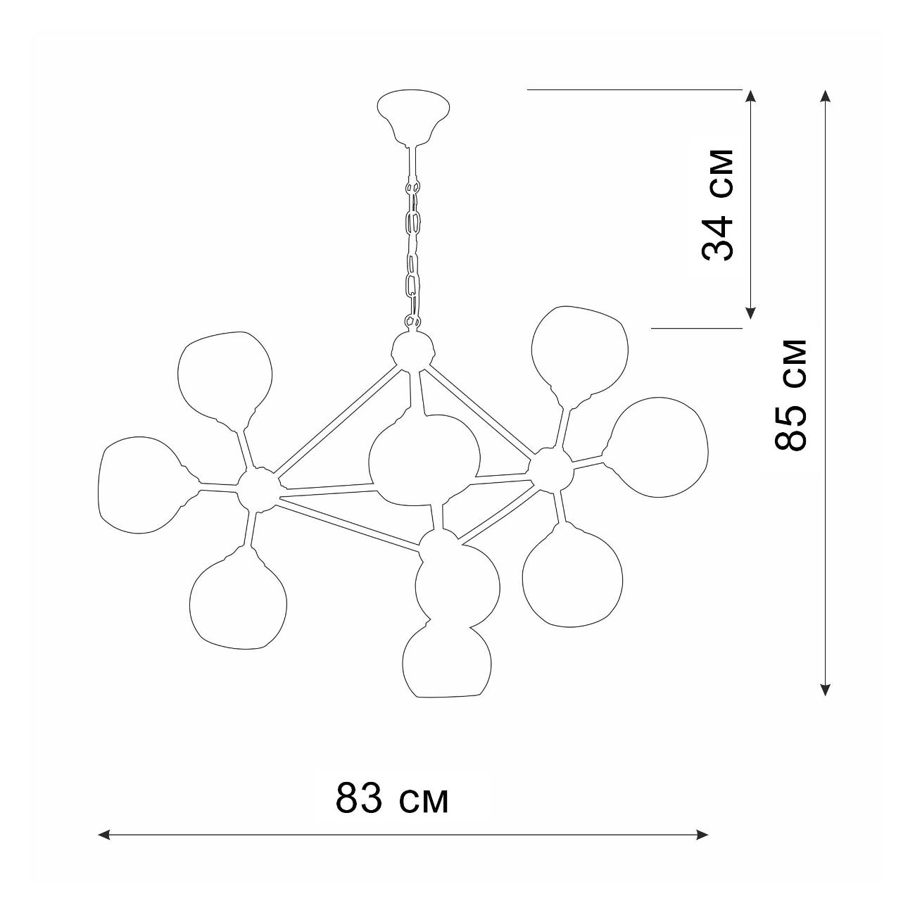 Люстра Vitaluce V4320-1/10