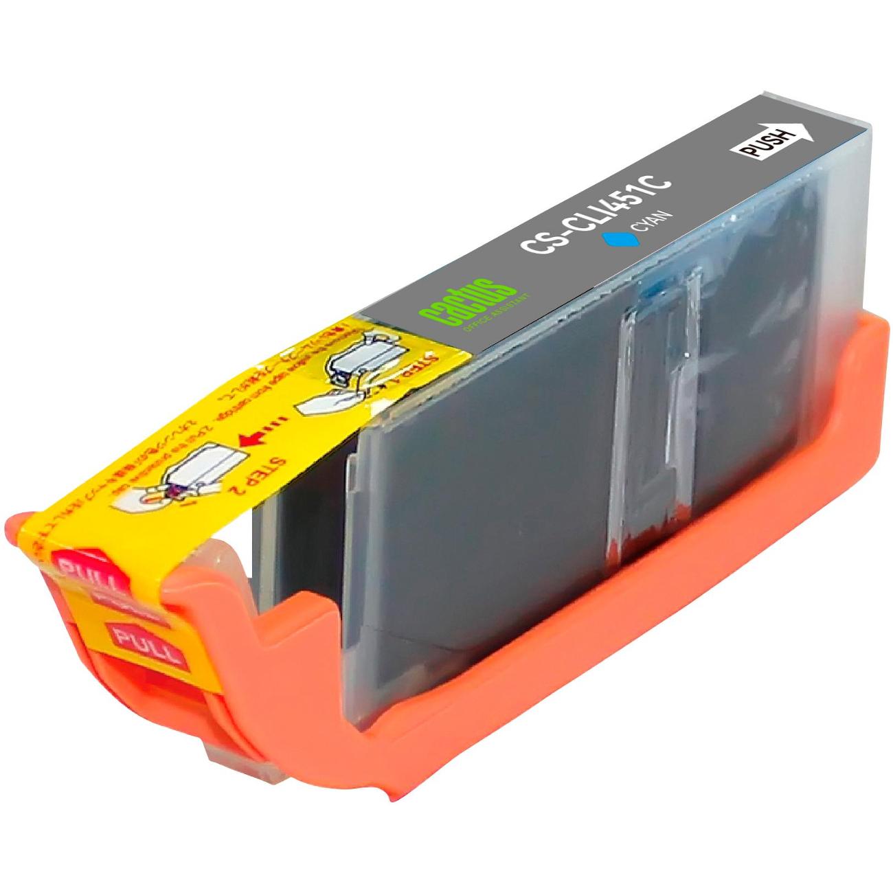 Картридж для струйного принтера Cactus CS-CLI451C