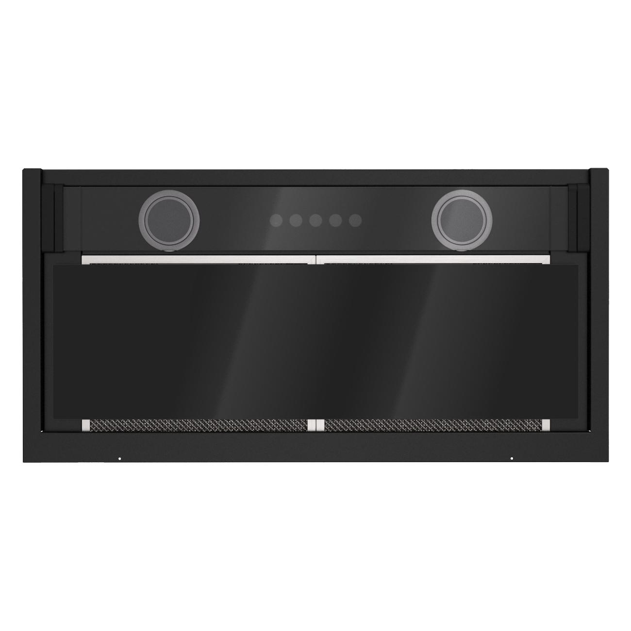 Вытяжка полностью встраиваемая Elikor Sense Glass 60П-1000 черная