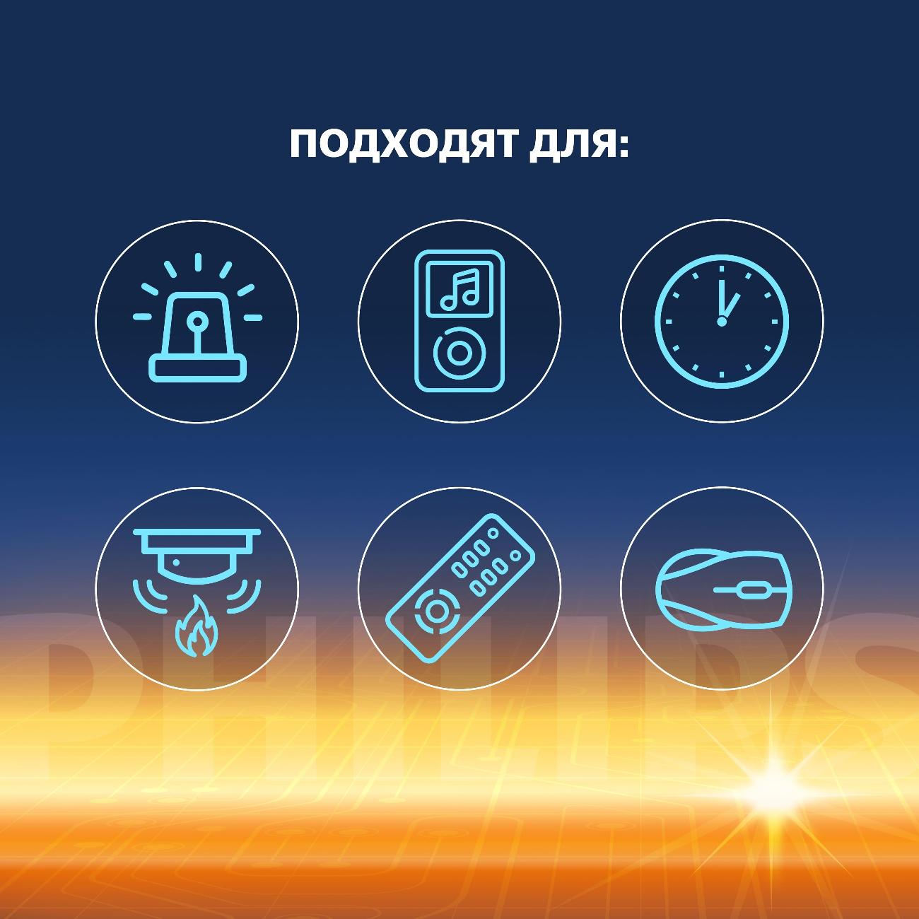 Батарея Philips LR6E4B/51 4 шт