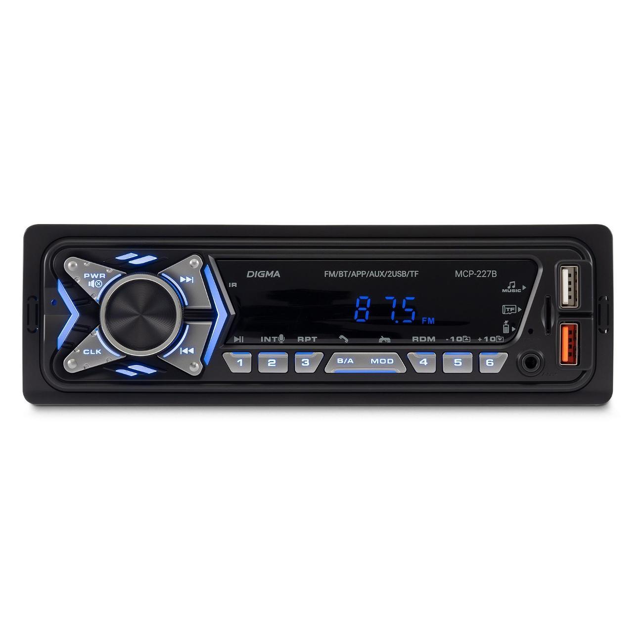 USB-автомагнитола Digma MCP-227B