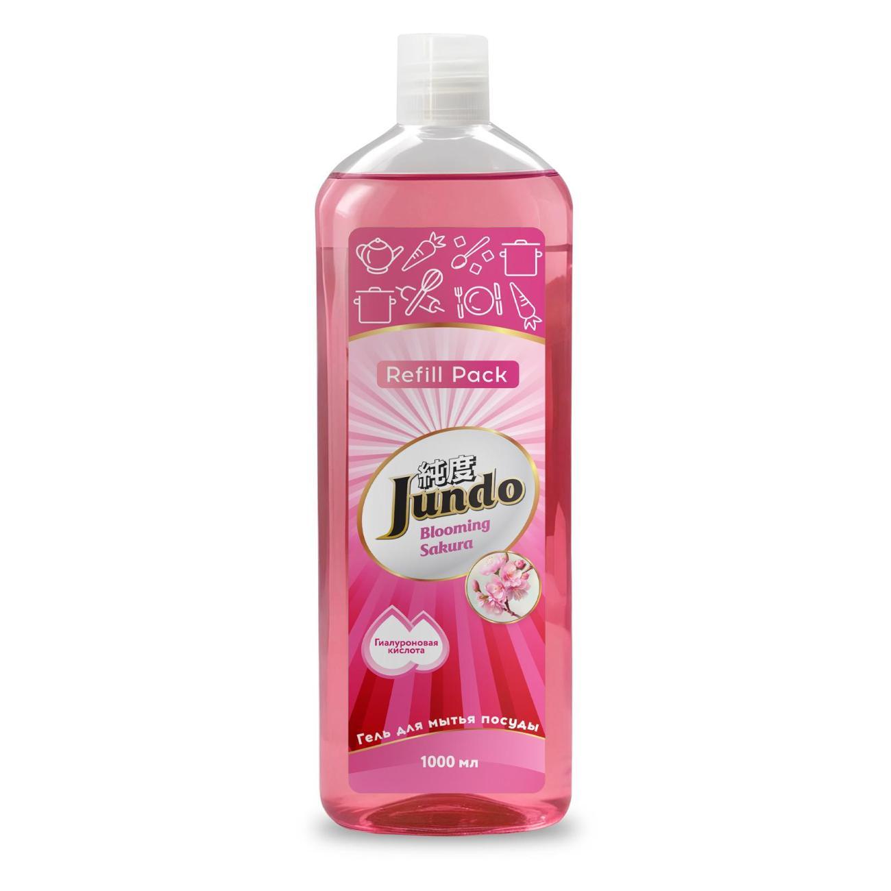 Гель для мытья посуды Jundo Premium Sakura 1 л фото