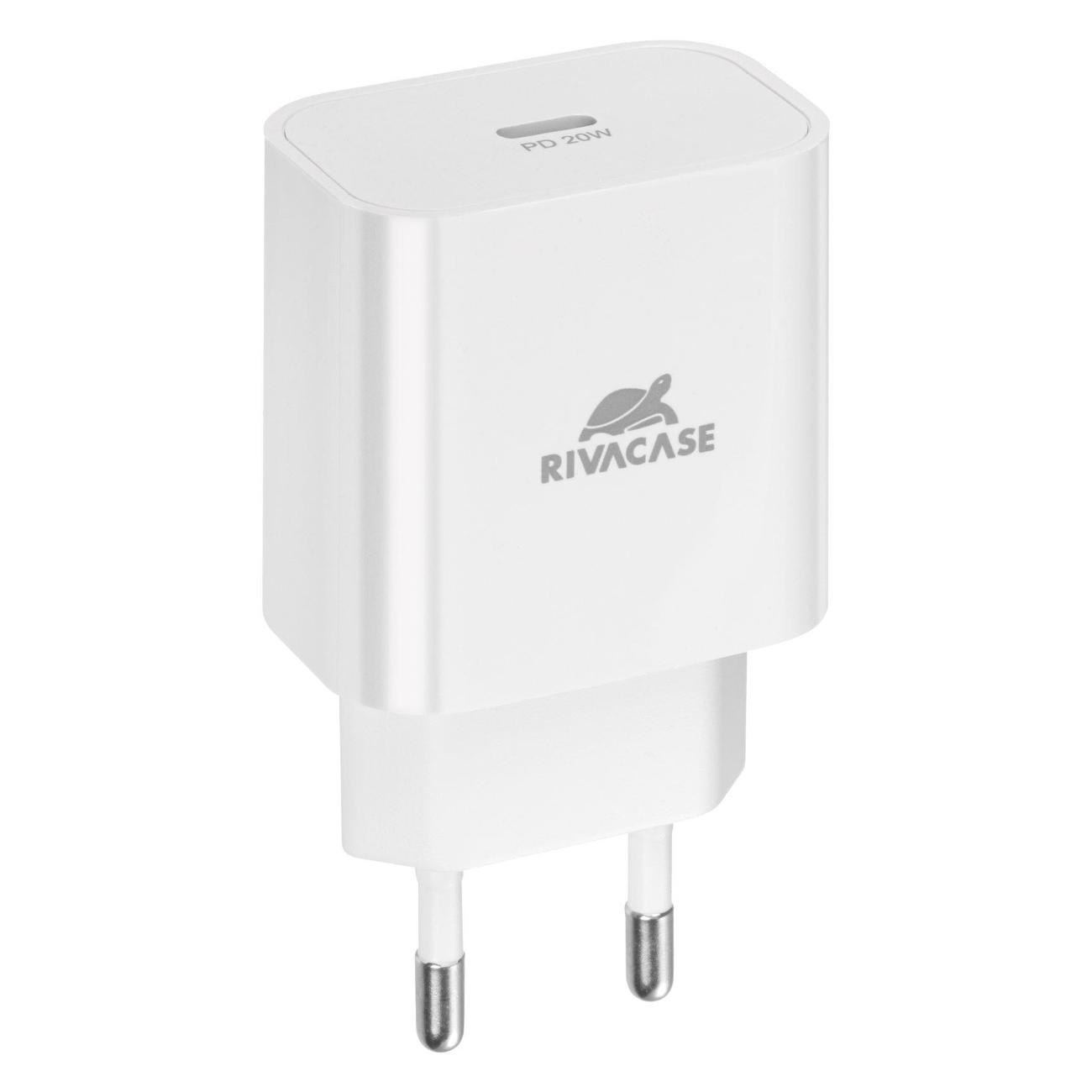 Сетевое зарядное устройство RIVACASE PS4101 W00 белое 20 Вт USB-C фото