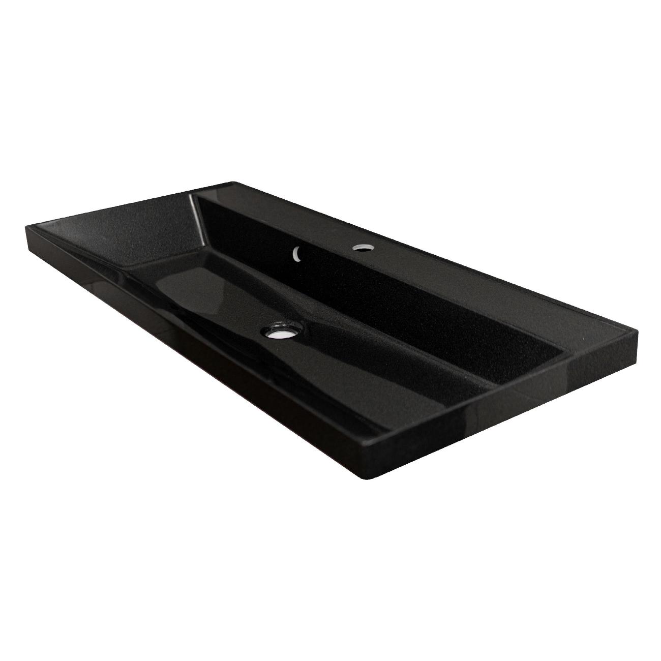 Раковина (умывальник) Stella Polar Стандарт 60 черный металлик