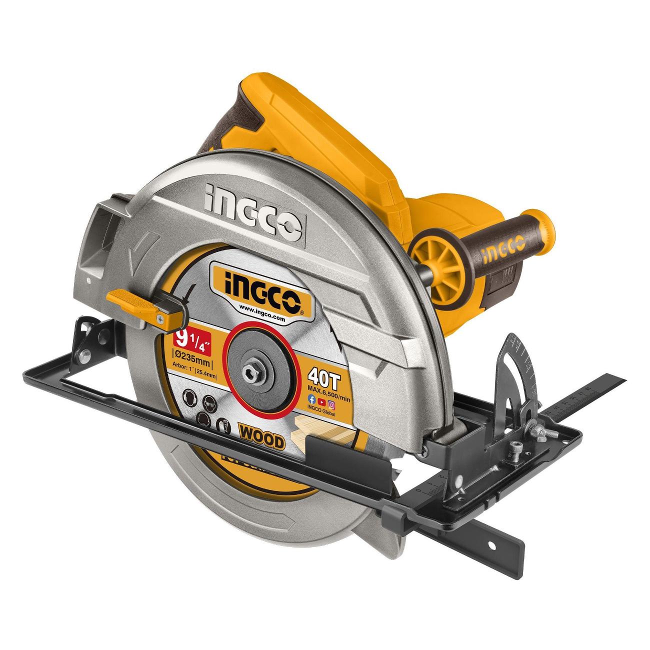 Пила циркулярная сетевая INGCO CS23522