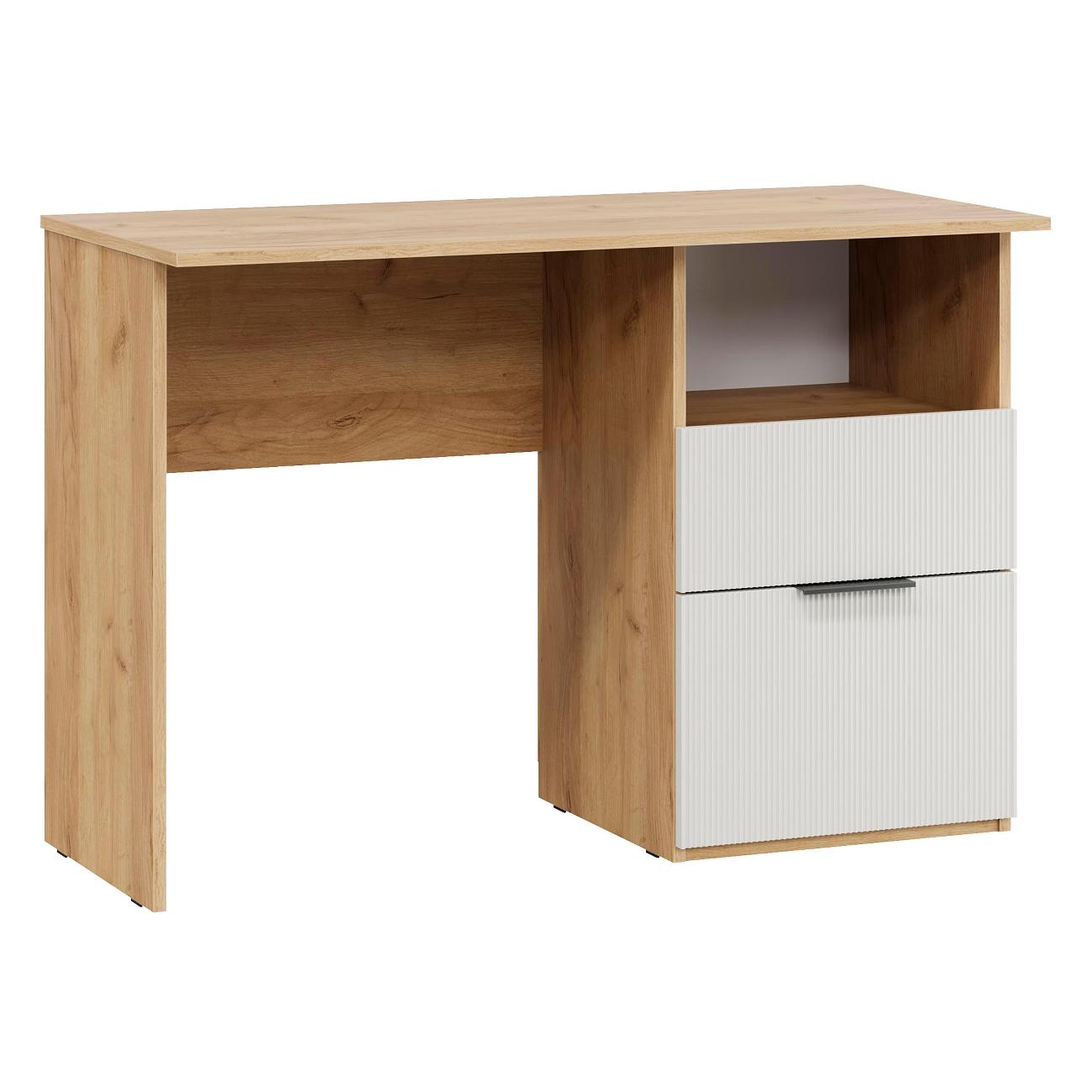 Стол компьютерный Трия Ремикс золотой/белый