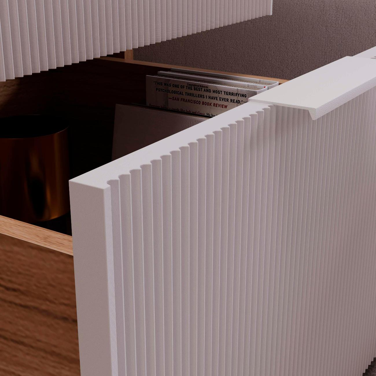 Стол компьютерный Трия Ремикс золотой/белый