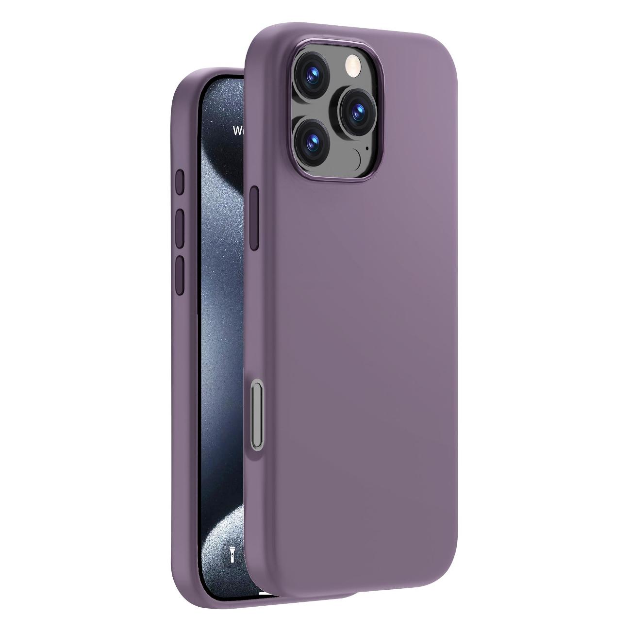 Чехол Deppa для iPhone 16 Pro темно-фиолетовый