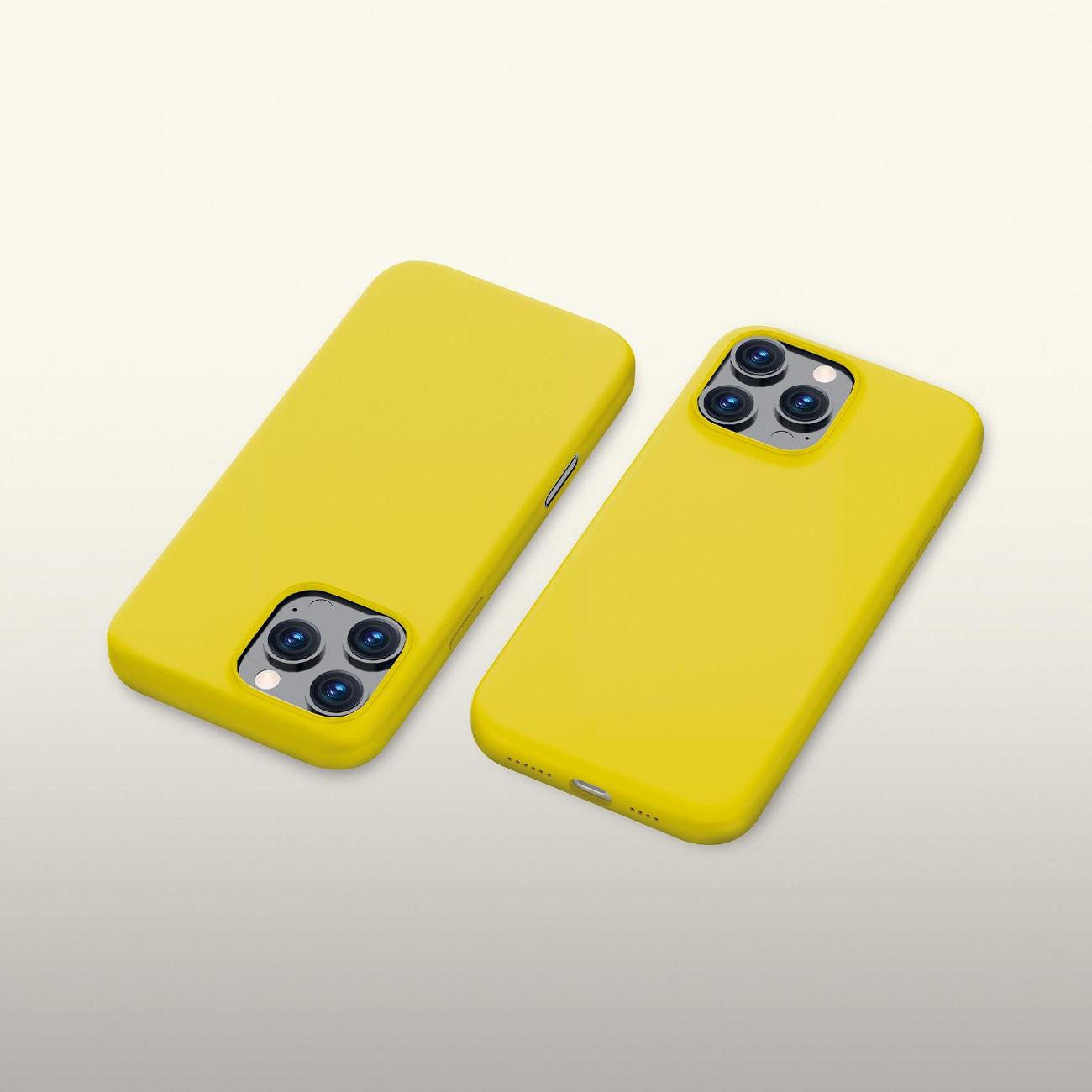 Чехол Deppa Liquid Silicone Magsafe для iPhone 16 Pro желтый