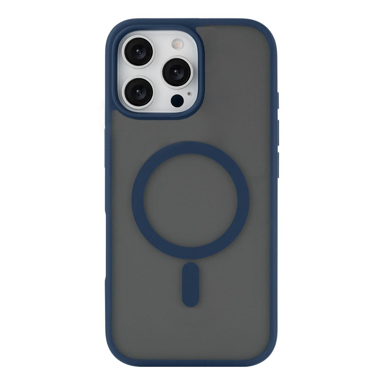 Чехол uBear Cloud Mag Case iPhone 16 Pro Max силк-тач темно-синий
