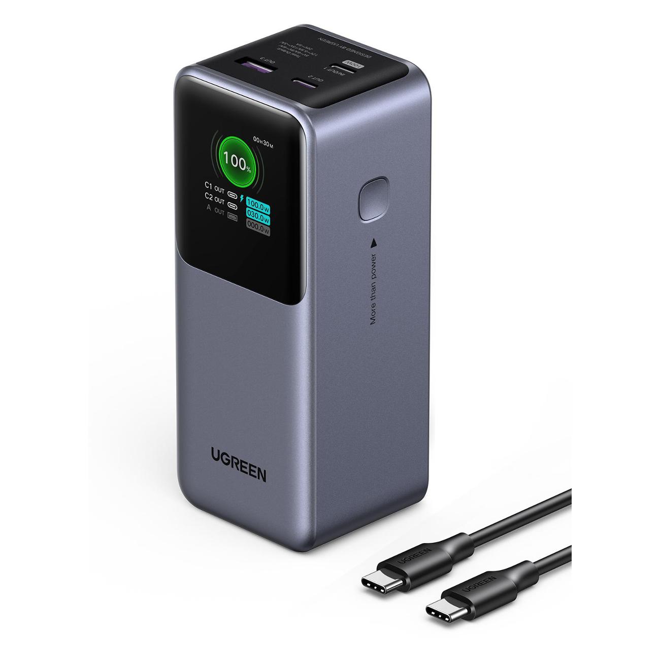 Внешний аккумулятор uGreen PB721 20000mAh серый фото
