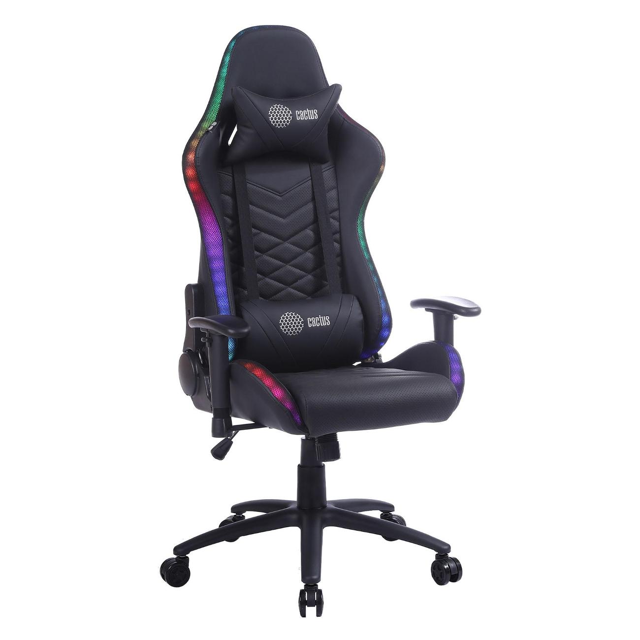 Кресло компьютерное игровое Cactus CS-CHR-0099BL