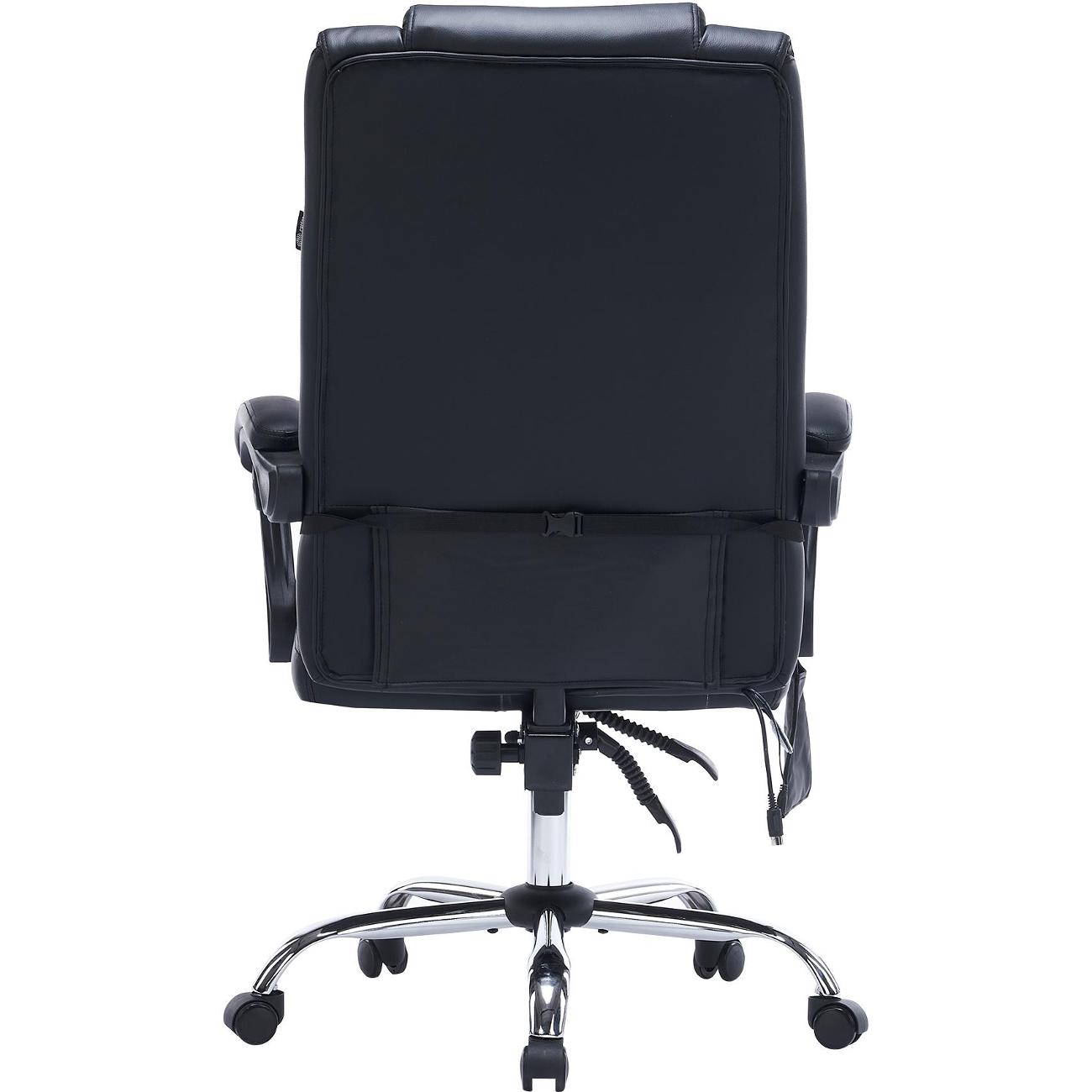 Кресло компьютерное с вибромассажем Cactus CS-CHR-OC02M-BK