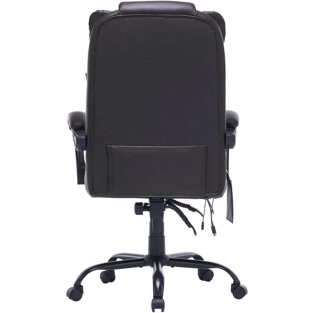 Кресло компьютерное с вибромассажем Cactus CS-CHR-OC03M-BR