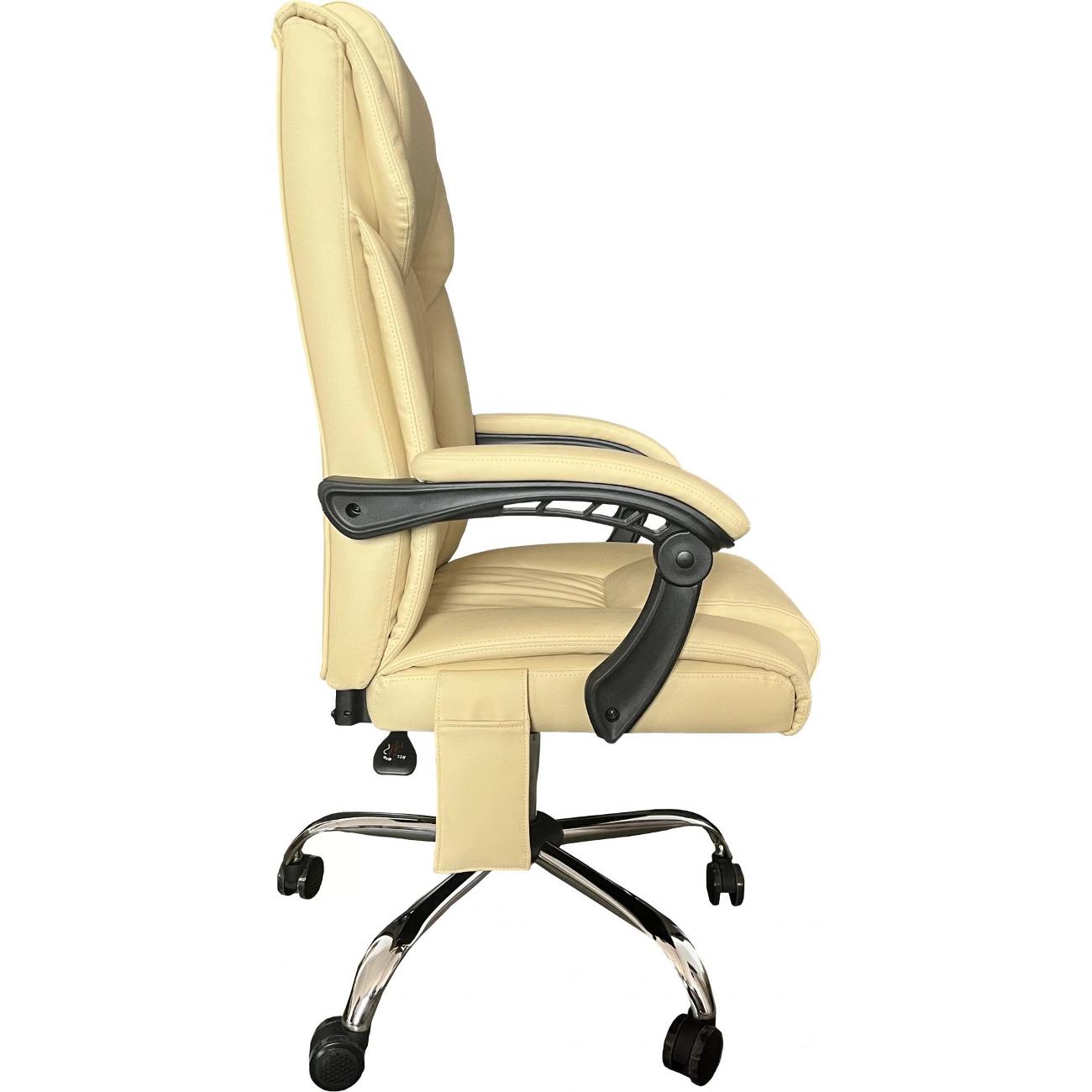 Кресло компьютерное с вибромассажем Cactus CS-CHR-OC04M-WT