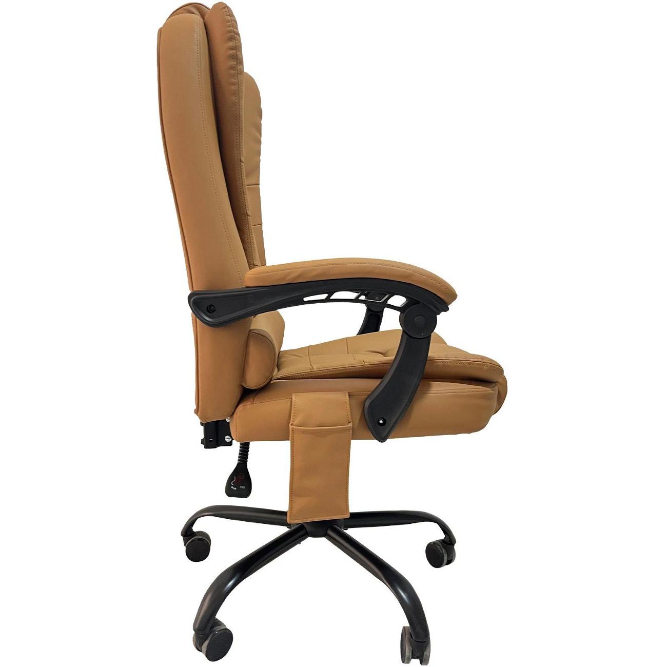 Кресло компьютерное с вибромассажем Cactus CS-CHR-OC05M-BR