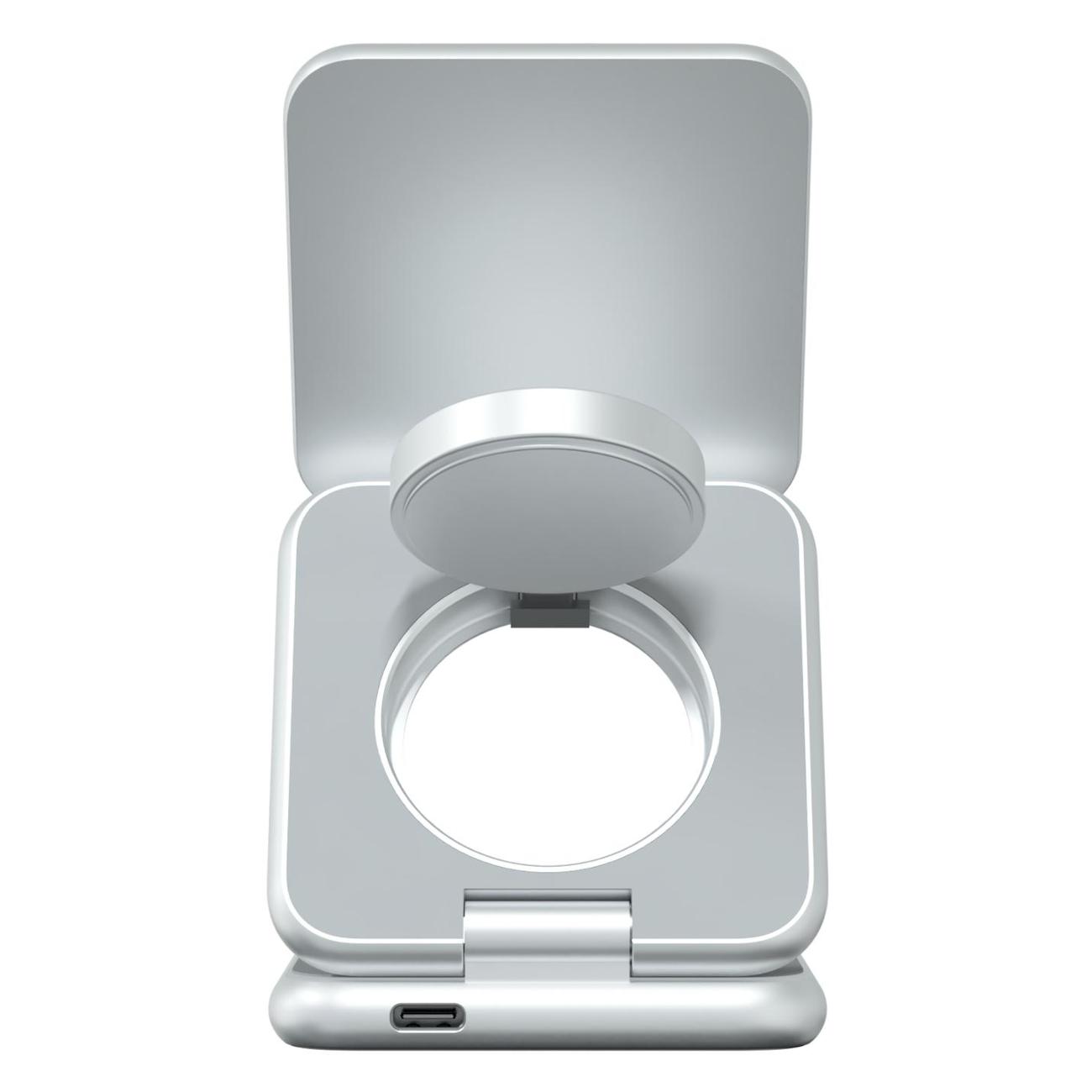 Беспроводное зарядное устройство Magssory WCH043 серебристое