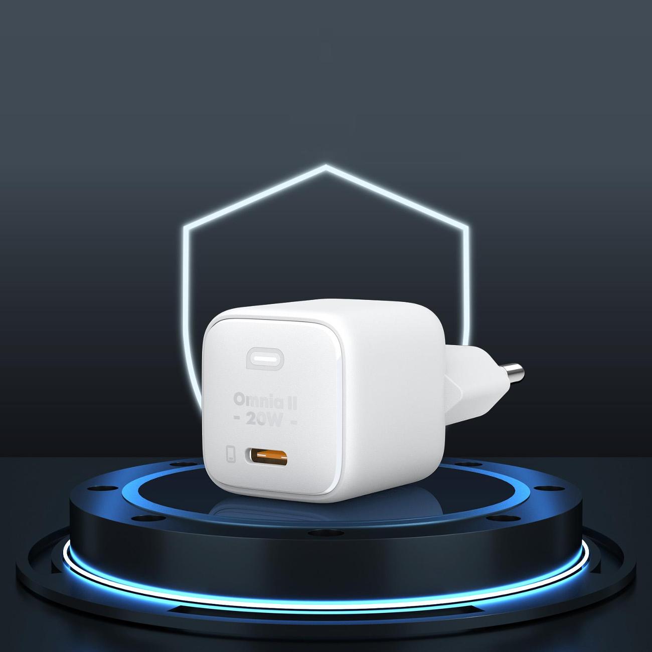 Сетевое зарядное устройство Aukey Omnia2 20W (PA-B1T) White