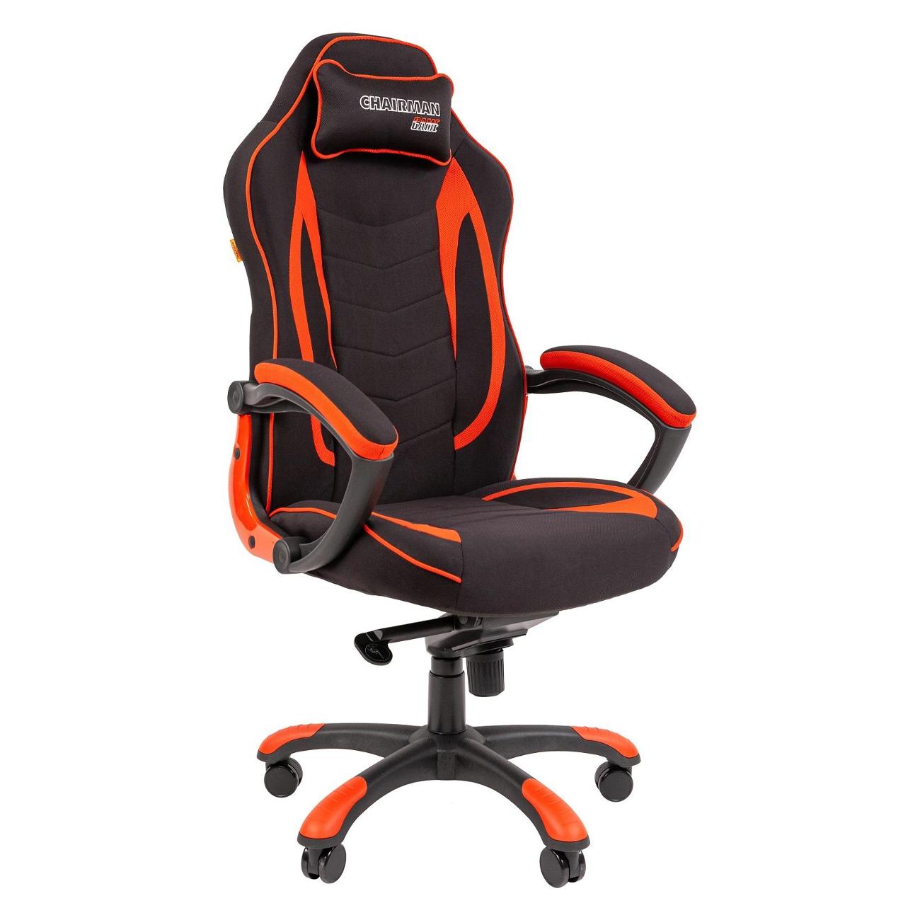 Кресло компьютерное игровое Chairman GAME 28 черный/красный 00-07163866