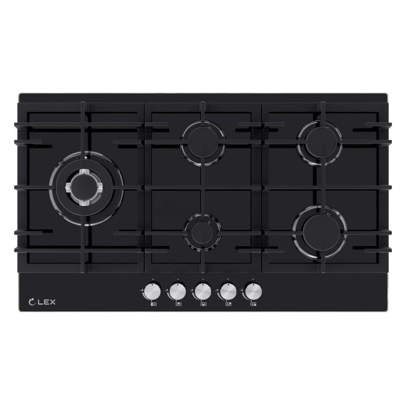 Встраиваемая газовая панель независимая LEX GVG 955 BBL