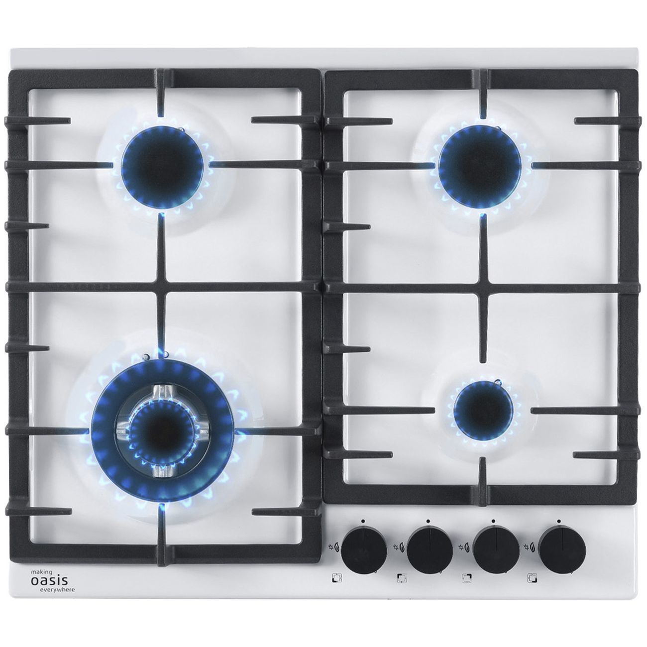 Встраиваемая газовая панель независимая Oasis P-MSE