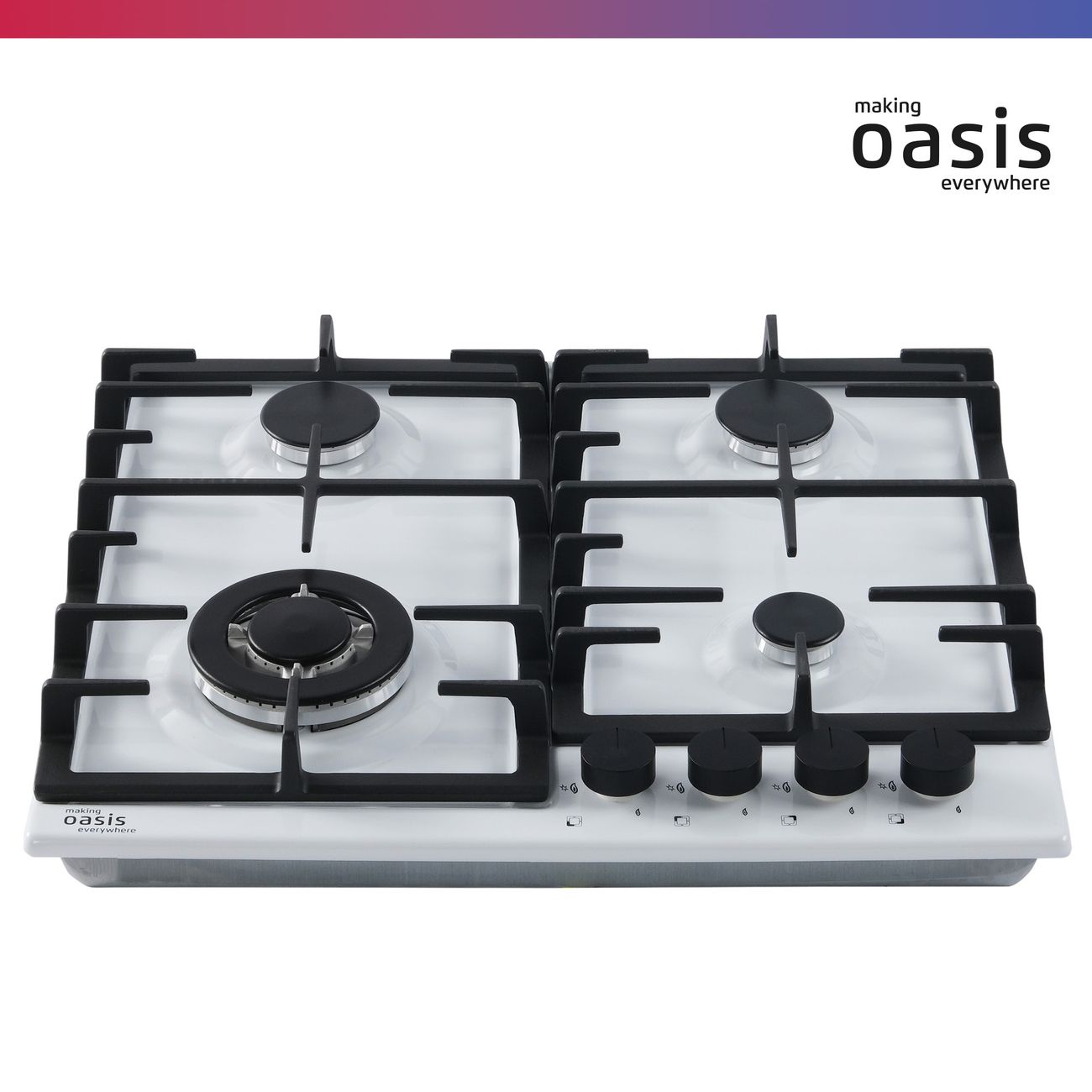 Встраиваемая газовая панель независимая Oasis P-MSE