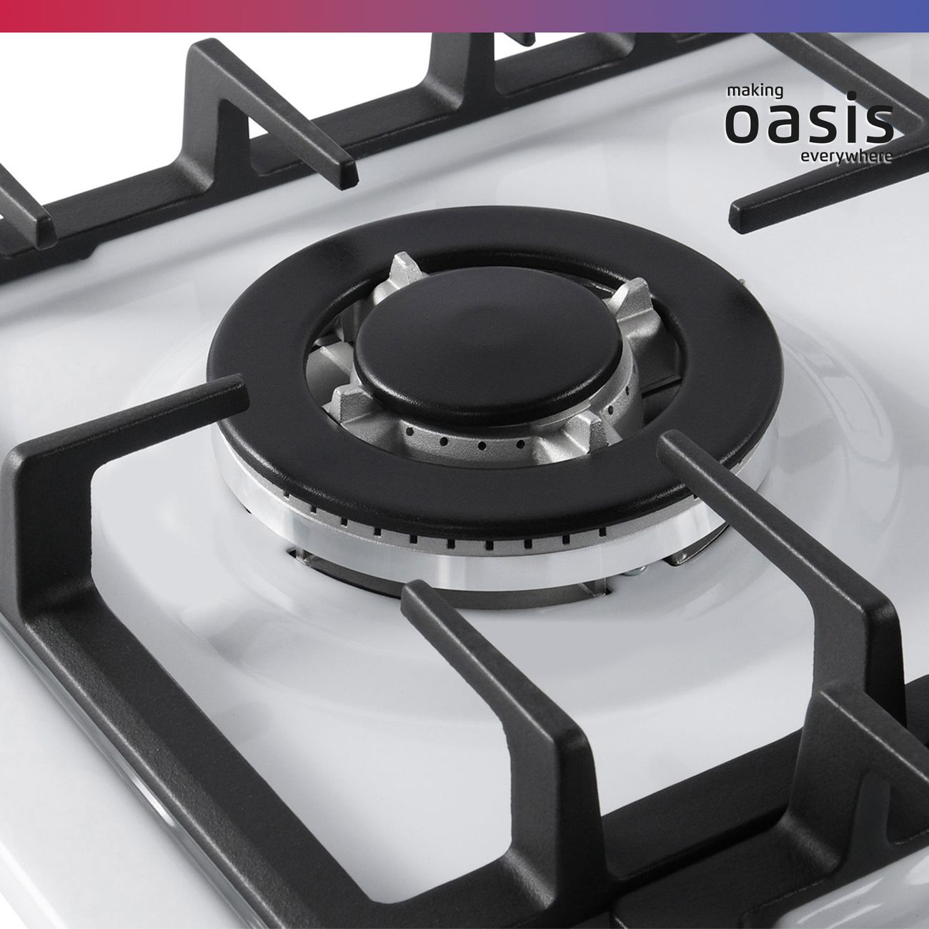 Встраиваемая газовая панель независимая Oasis P-MSE