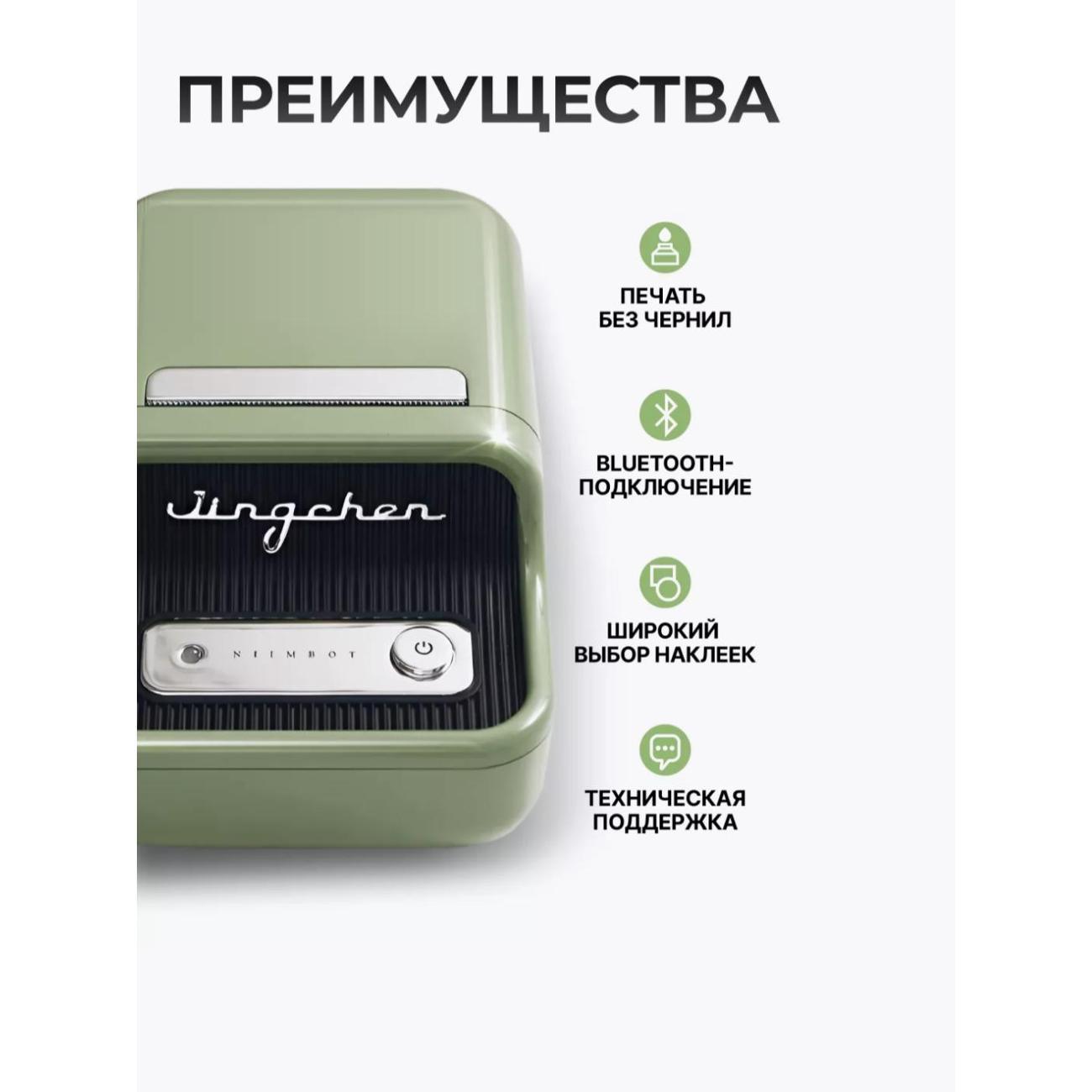 Принтер этикеток NIIMBOT B21S Зеленый