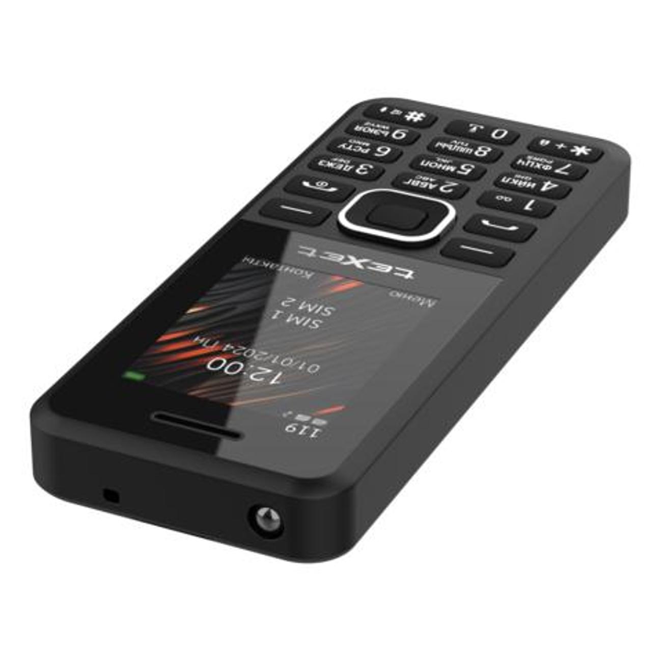 Мобильный телефон teXet TM-119 черный