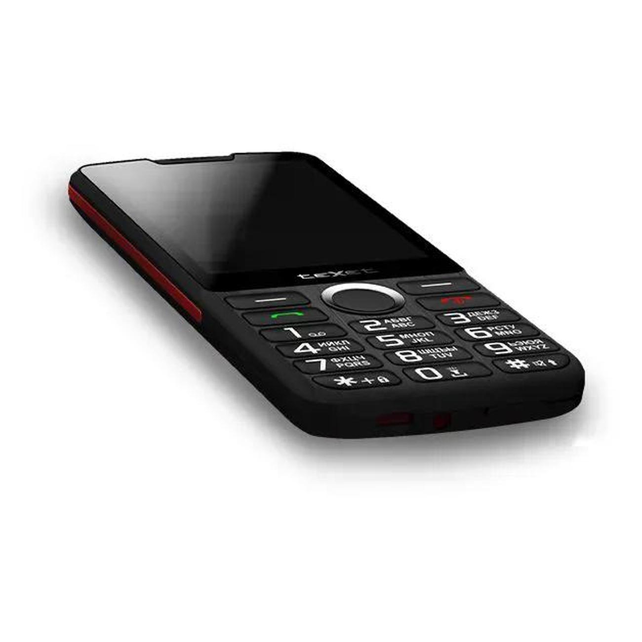 Мобильный телефон teXet TM-308 черно-красный