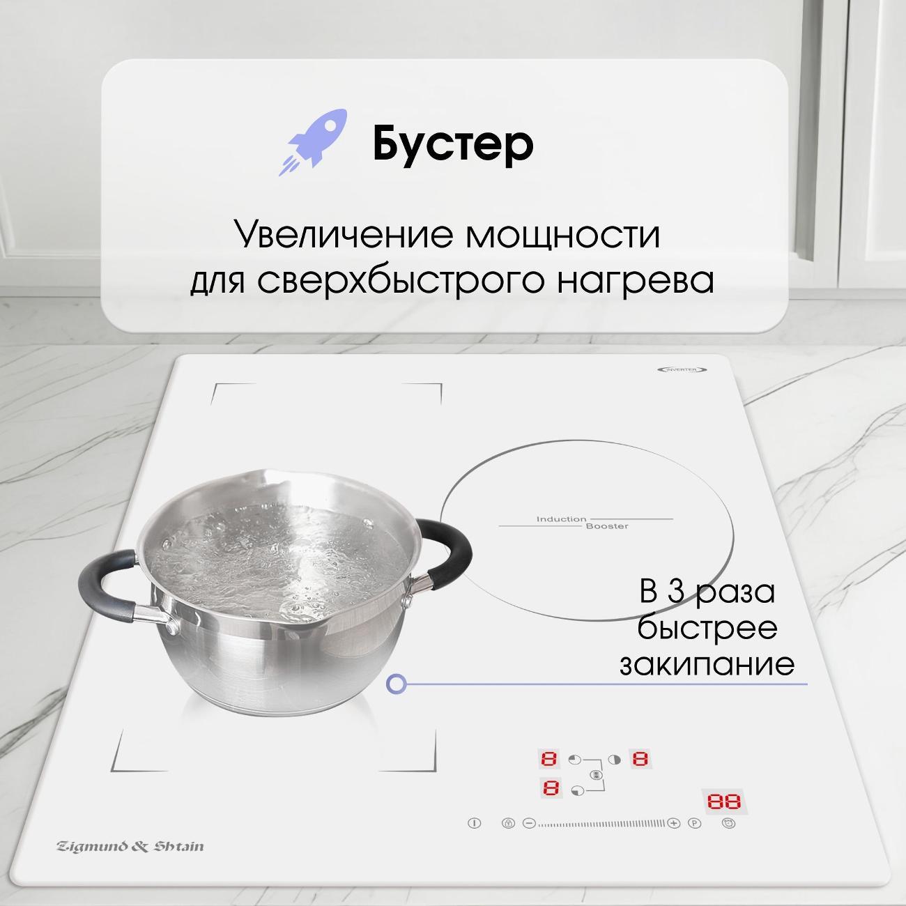 Встраиваемая индукционная панель независимая Zigmund & Shtain CI 49.4 W