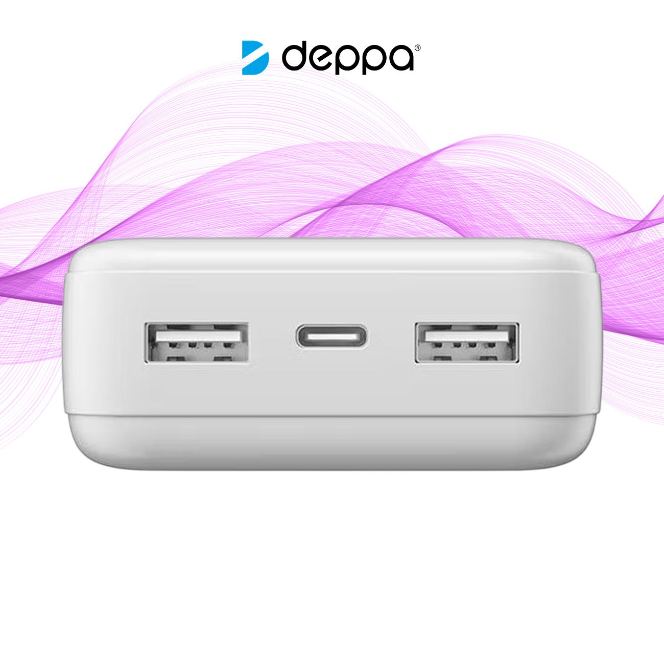 Внешний аккумулятор Deppa NRG Power 20000 mAh (33678) белый