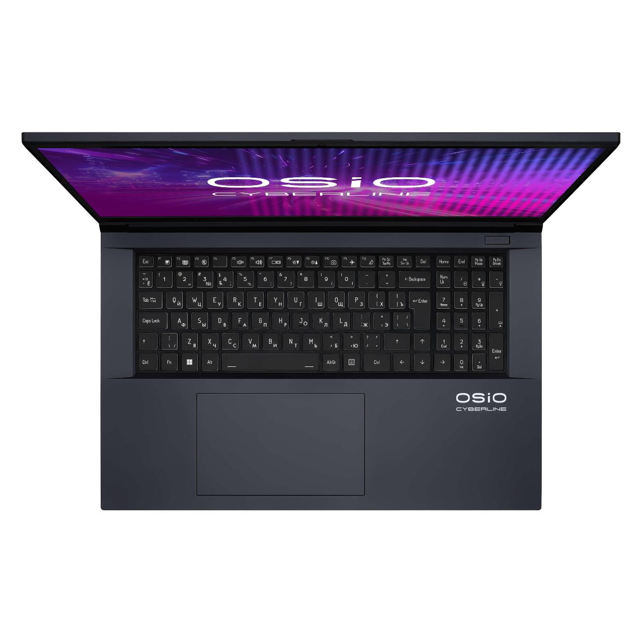 Ноутбук игровой OSiO CyberLine C170i-003/i7-12650H/RTX4060 8Gb/16/512