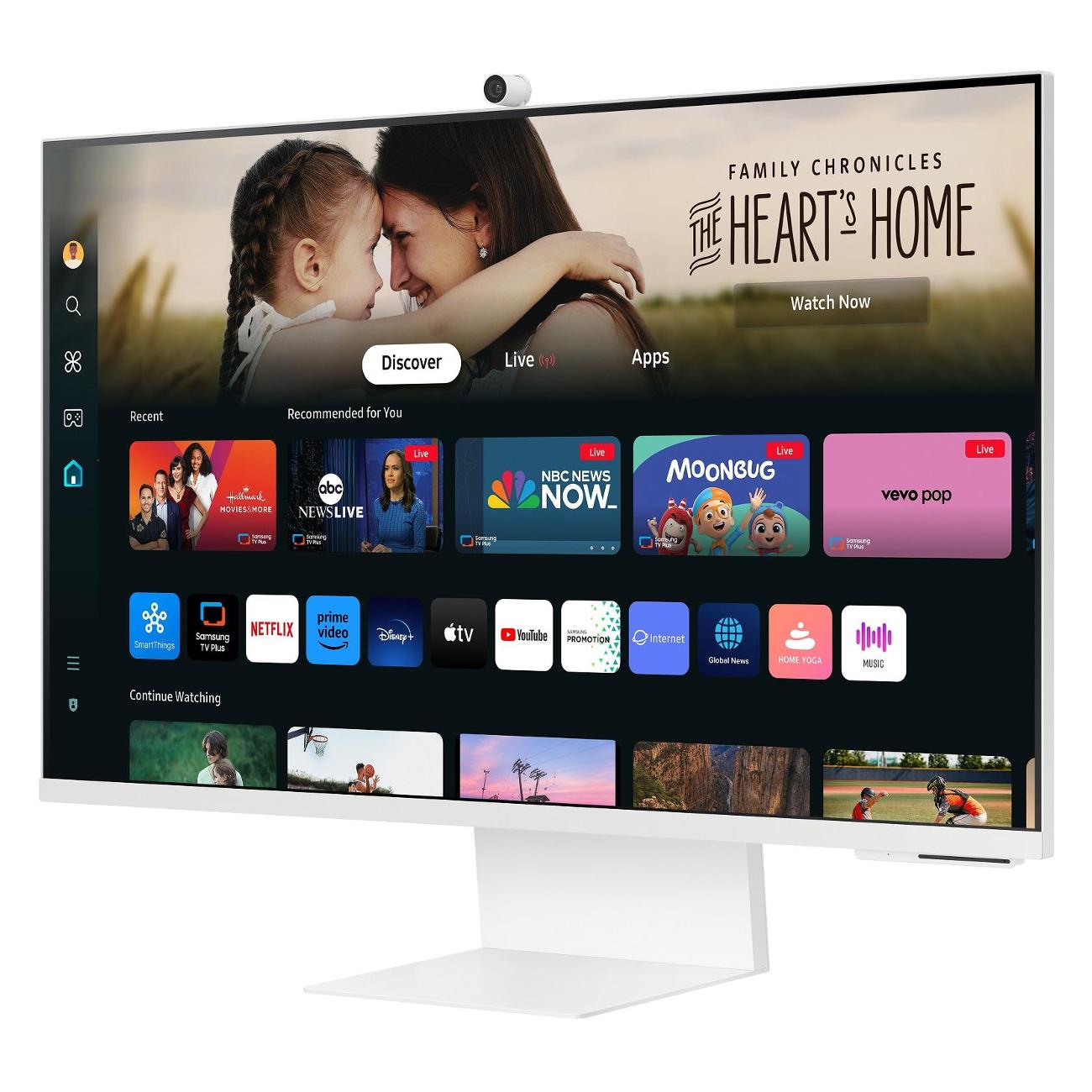 Монитор Samsung Smart M8 M80D S32DM801UI 32"/VA/3840x2160/60Гц/белый