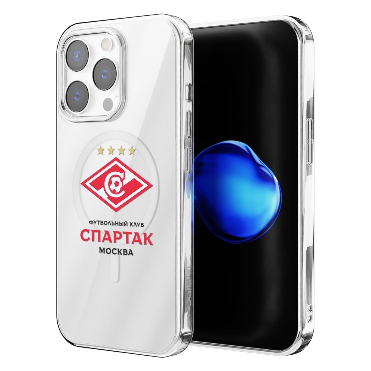 Чехол Mcover для iPhone 16 Pro Max, с MagSafe, Спартак