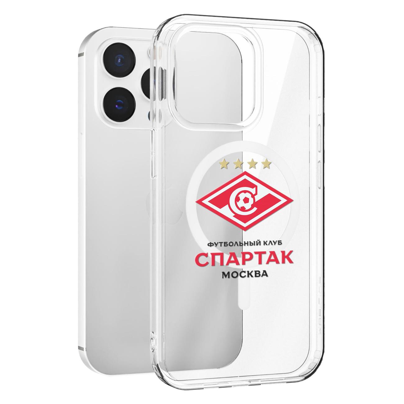 Чехол Mcover для iPhone 16 Pro Max, с MagSafe, Спартак