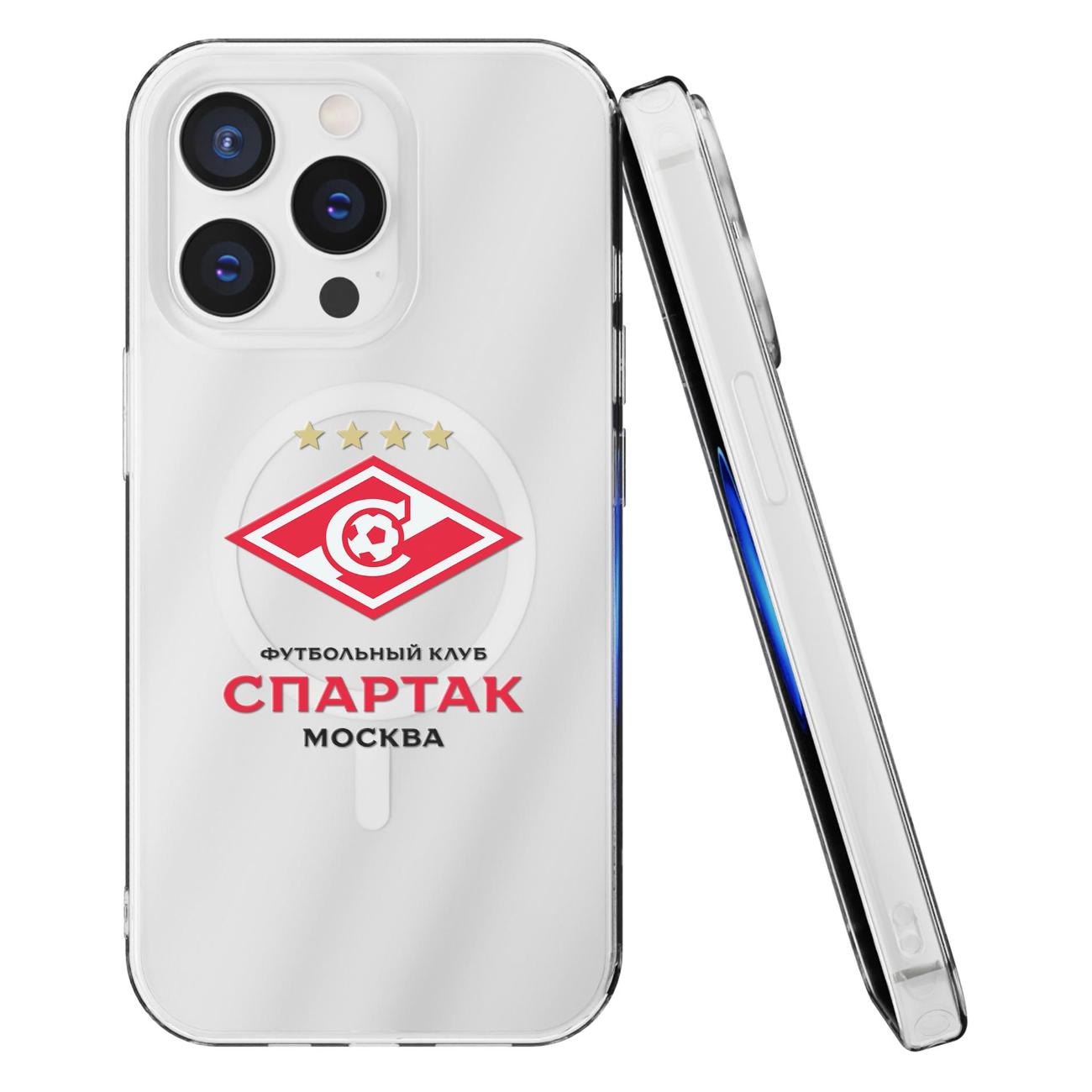 Чехол Mcover для iPhone 16 Pro Max, с MagSafe, Спартак