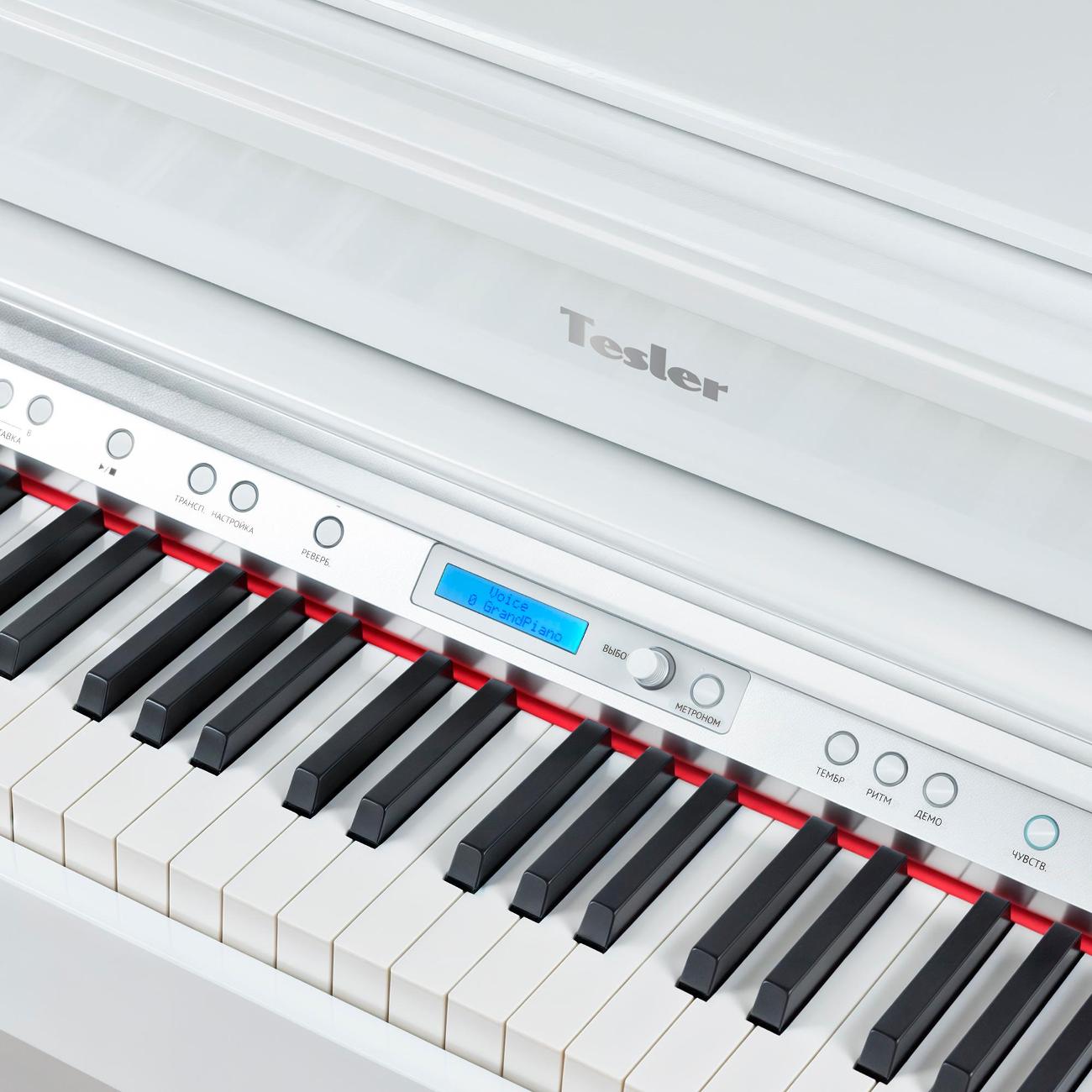 Цифровое пианино Tesler STZ-8870 Royal White